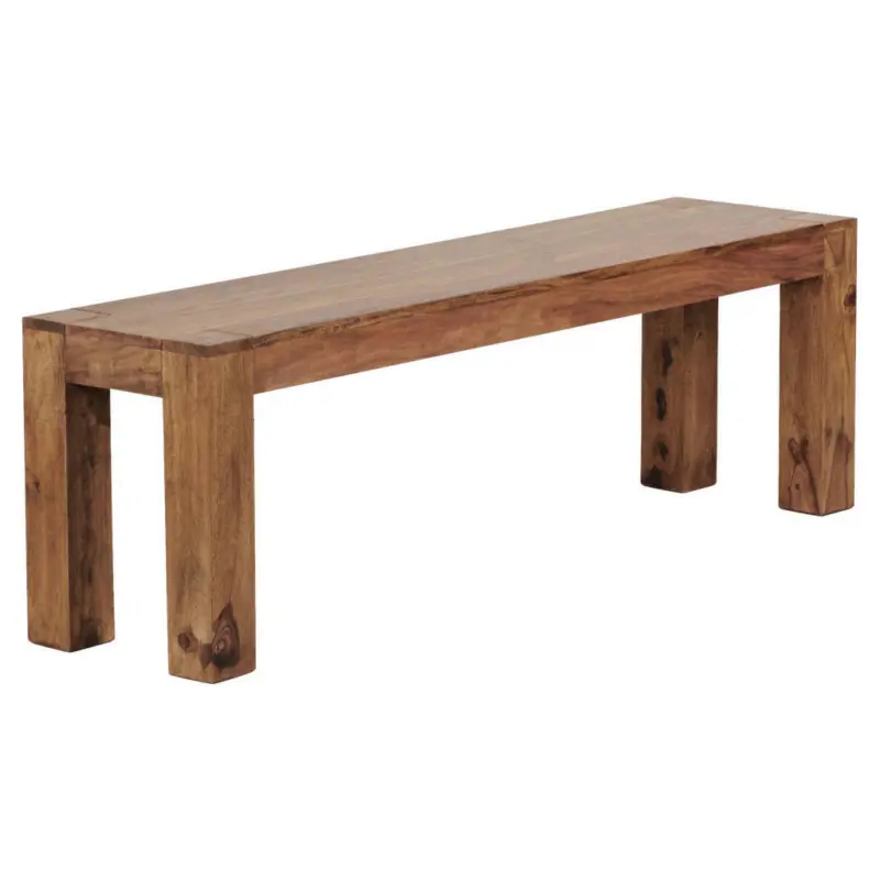 Sitzbank in Holz Sheeshamfarben