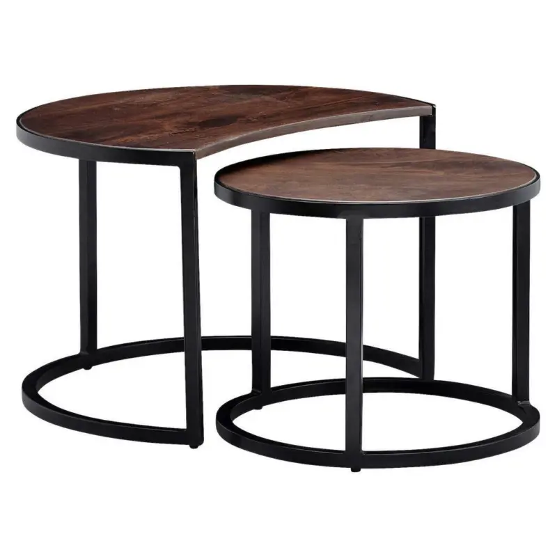 Couchtischset in Holz 41/60/41 cm