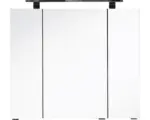 Hornbach LED-Spiegelschrank Marlin 3-türig 80x13x73 cm weiß matt