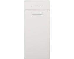 Highboard Marlin 3400 Basic Türanschlag links 91x40x34,8 cm weiß glänzend/weiß matt