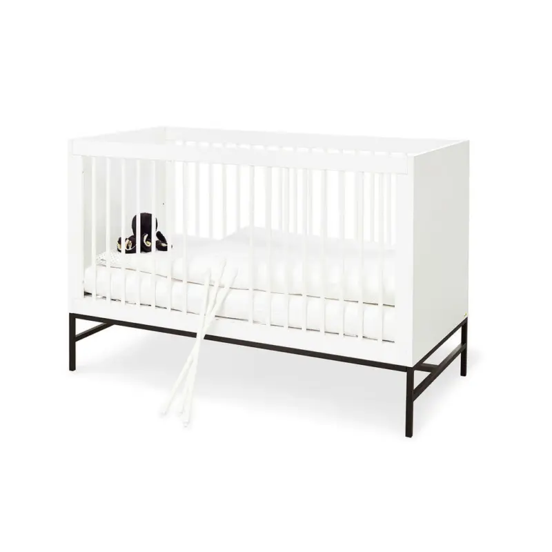 Gitterbett Pinolino Steel 145/75/95 cm