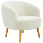 XXXLutz Lauterach - Ihr Möbelhaus bei Bregenz Sessel in Bouclé, Teddystoff Naturfarben, Weiß