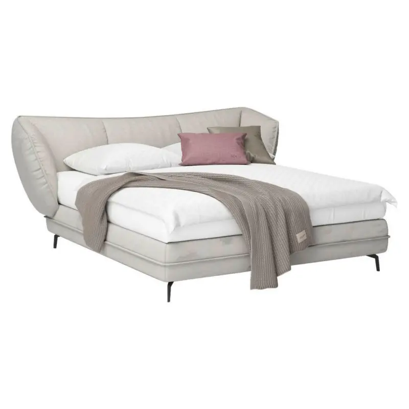 Boxspringbett 180/200 cm in Beige