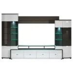 XXXLutz Lauterach - Ihr Möbelhaus bei Bregenz Wohnwand 300/194/54 cm in Anthrazit, Weiß