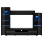 XXXLutz Lauterach - Ihr Möbelhaus bei Bregenz Wohnwand 291.3/200/50 cm in Schwarz