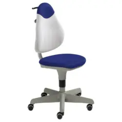 Jugenddrehstuhl in Netz Blau, Weiß