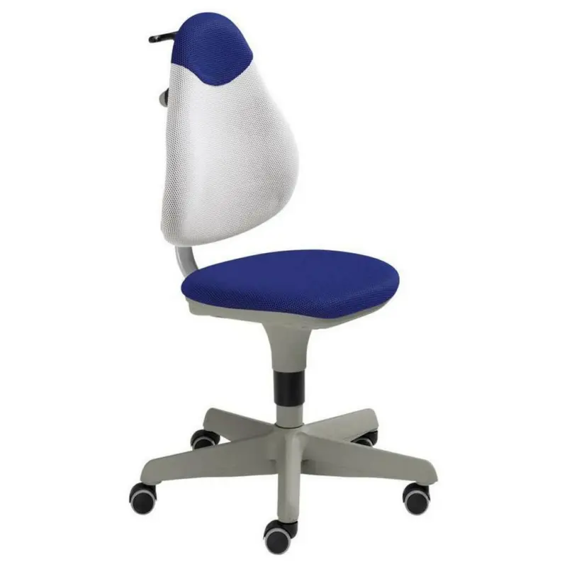 Jugenddrehstuhl in Netz Blau, Weiß