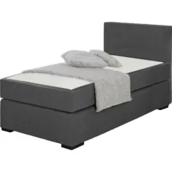 Boxspringbett 100/200 cm in Anthrazit