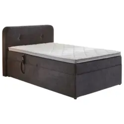 Boxspringbett 100/200 cm in Grau