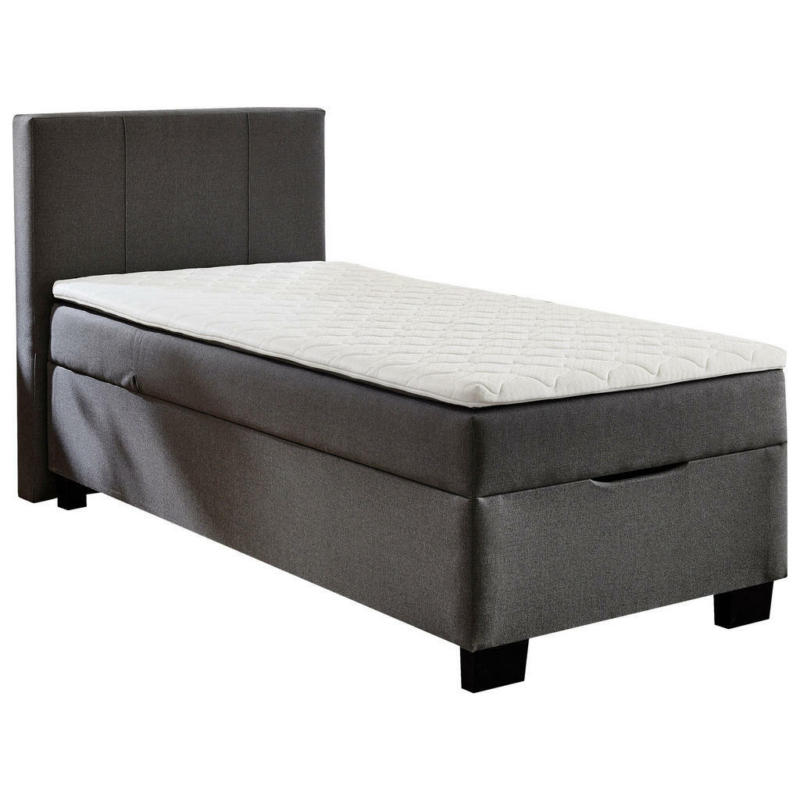 Boxspringbett 90/200 cm in Anthrazit