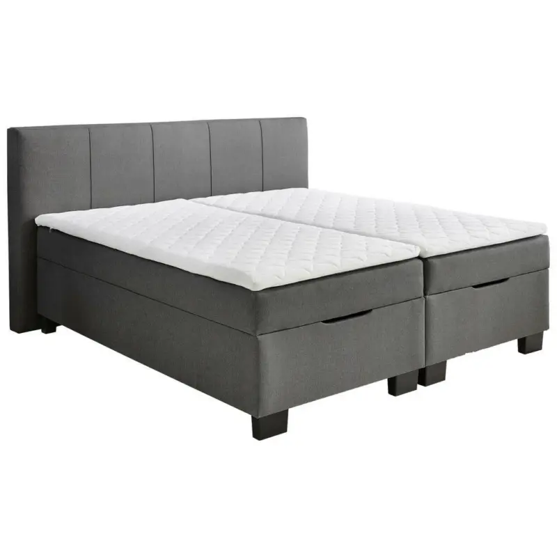 Boxspringbett 180/200 cm in Anthrazit