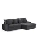 XXXLutz Lauterach - Ihr M&ouml;belhaus bei Bregenz Ecksofa in Mikrofaser Dunkelgrau