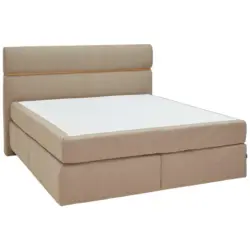 Boxspringbett 180/200 cm in Hellbraun