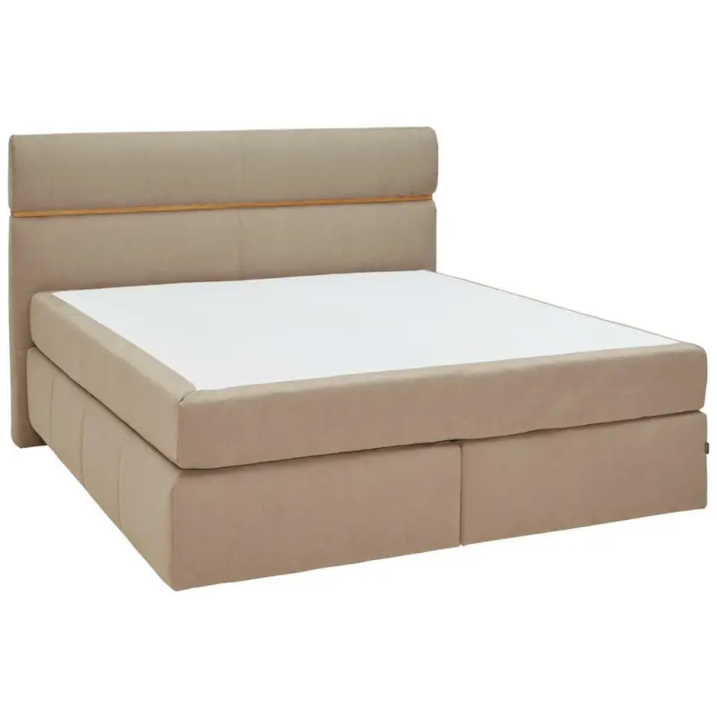 Boxspringbett 180/200 cm in Hellbraun