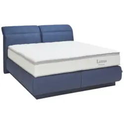 Boxspringbett 180/200 cm in Blau