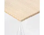 Hornbach Tischdecke Crystal Karo weiß 140 cm breit (Meterware)