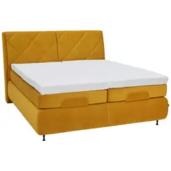Boxspringbett 180/200 cm in Gelb