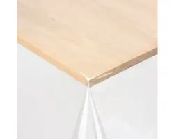 Tischdecke Crystal transparent 0,3 mm 130 cm breit (Meterware)