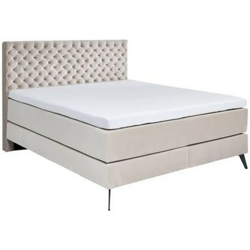 Boxspringbett 180/200 cm in Beige