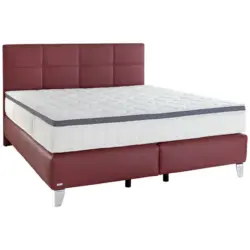 Boxspringbett 160/200 cm in Bordeaux