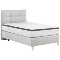 Boxspringbett 140/200 cm in Weiß