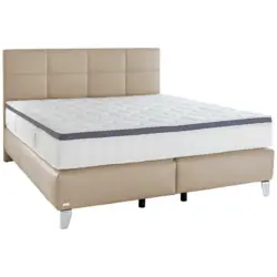 Boxspringbett 200/200 cm in Naturfarben