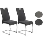 XXXLutz Lauterach - Ihr M&ouml;belhaus bei Bregenz Schwingstuhl-Set 2 St&uuml;ck in Stahl Webstoff