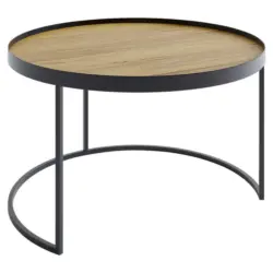 Couchtisch in Holz 50/50/39 cm