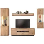 XXXLutz Lauterach - Ihr M&ouml;belhaus bei Bregenz Wohnwand 305/208/50 cm in Eichefarben