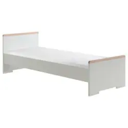 Bett 90/200 cm in Weiß