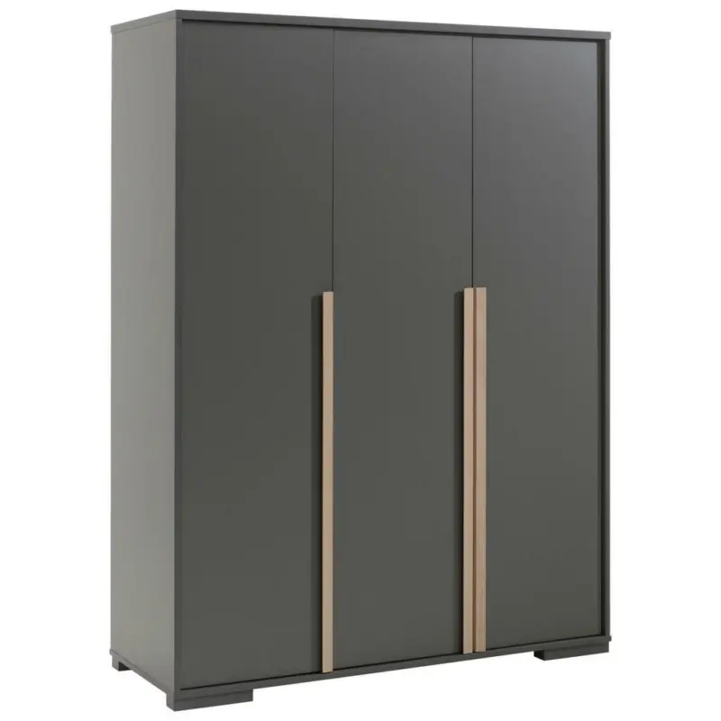 Drehtürenschrank in Anthrazit