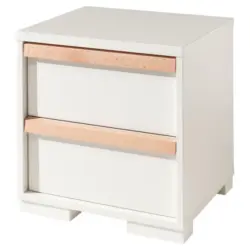 Nachtkästchen in Weiß