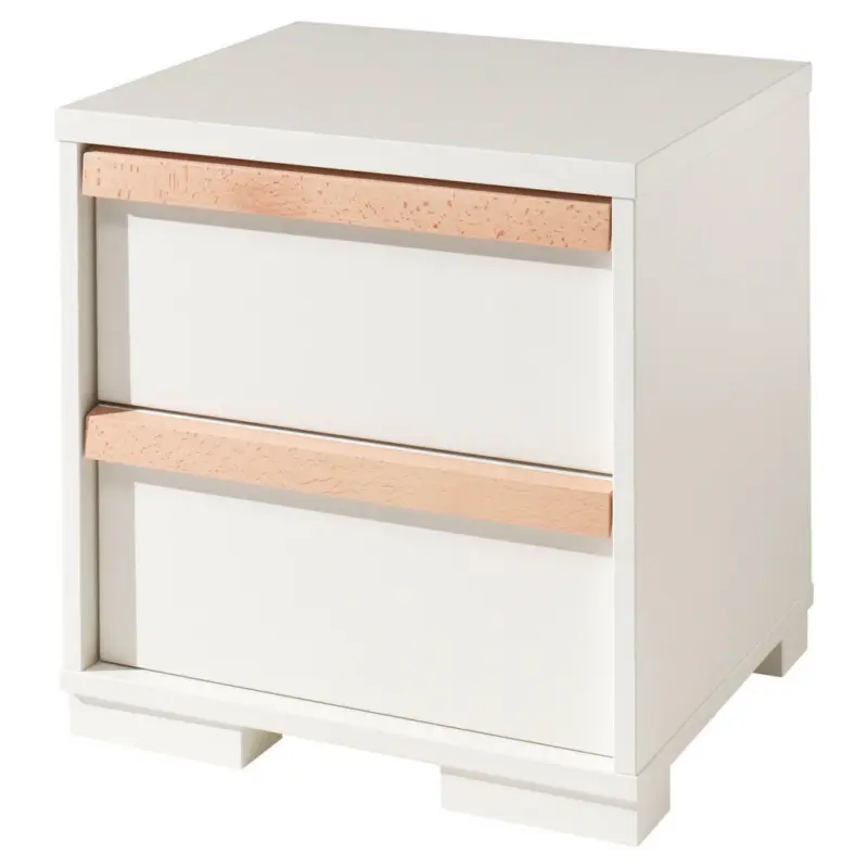Nachtkästchen in Weiß
