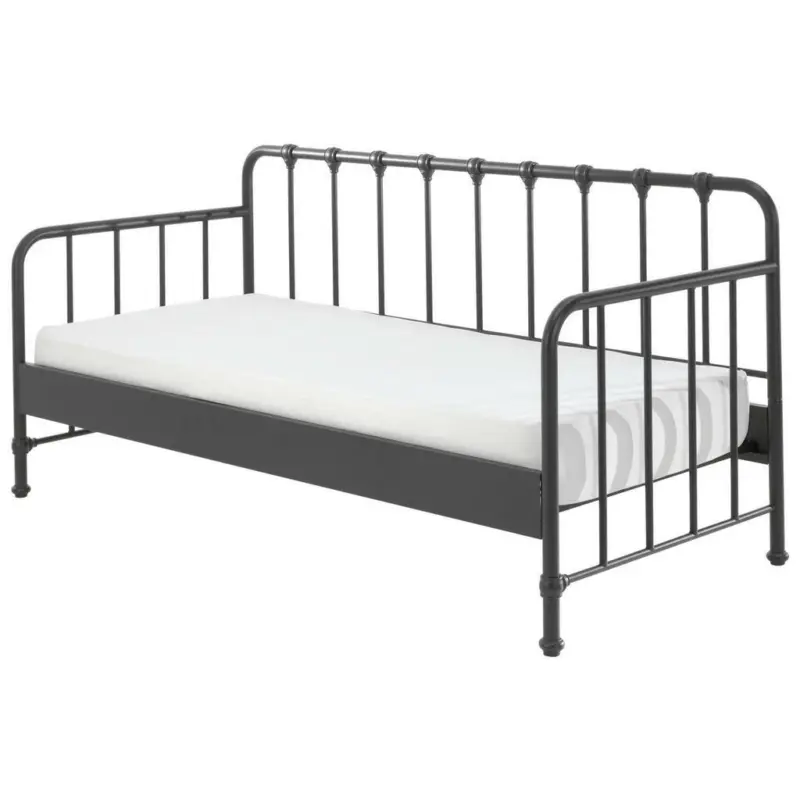 Kinder-/Juniorbett 90/200 cm in Schwarz