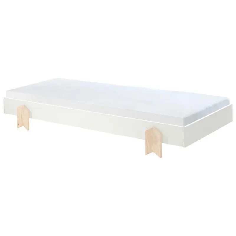 Kinder-/Juniorbett 90/200 cm in Weiß