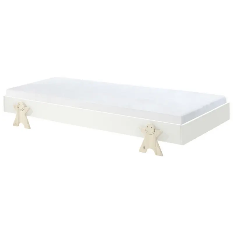 Kinder-/Juniorbett 90/200 cm in Weiß