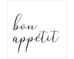 Hornbach Glasbild Bon Appetit III 20x20 cm