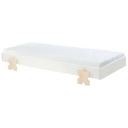 Kinder-/Juniorbett 90/200 cm in Wei&szlig;