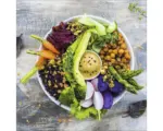 Hornbach Glasbild Vegetable Bowl II 20x20 cm