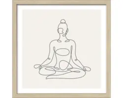 Gerahmtes Bild Relax II 33x33 cm