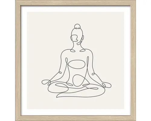 Gerahmtes Bild Relax II 33x33 cm