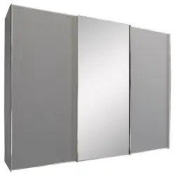 Schwebet&uuml;renschrank in Hellgrau