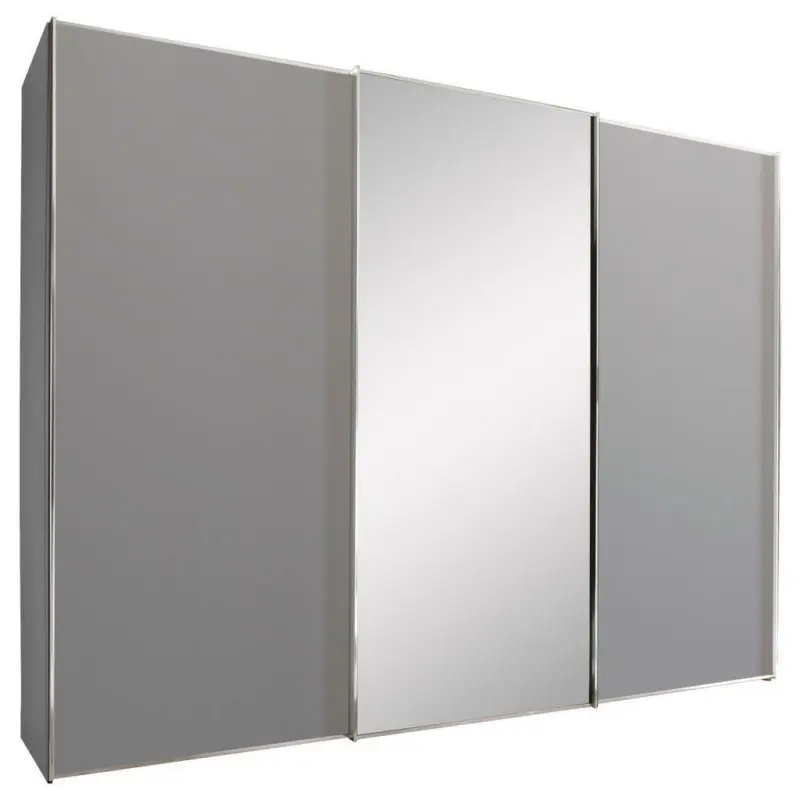 Schwebet&uuml;renschrank in Hellgrau