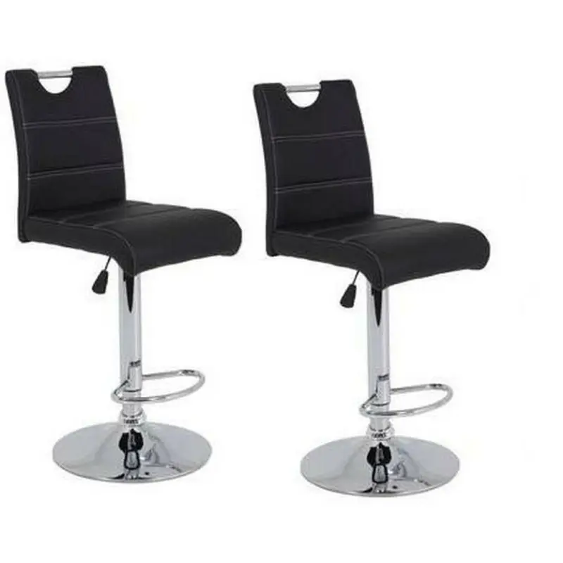 Barhocker-Set in Schwarz