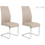 XXXLutz Lauterach - Ihr Möbelhaus bei Bregenz Schwingstuhl-Set 2 Stück in Stahl Lederlook