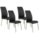 XXXLutz Lauterach - Ihr M&ouml;belhaus bei Bregenz Stuhl-Set 4 St&uuml;ck in Stahl Lederlook