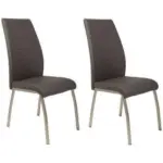 XXXLutz Lauterach - Ihr M&ouml;belhaus bei Bregenz Stuhl-Set 2 St&uuml;ck in Stahl Lederlook