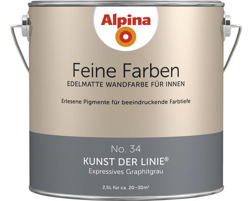 Alpina Feine Farben konservierungsmittelfrei Kunst der Linie 2,5 L