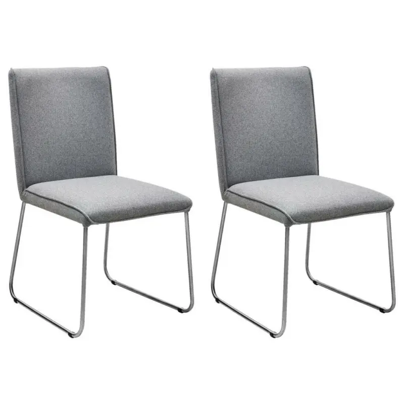 Stuhl-Set 2 Stück in Flachgewebe