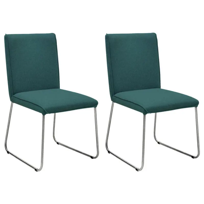 Stuhl-Set 2 Stück in Flachgewebe